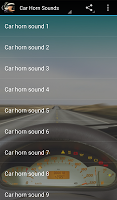 screenshot of Car Horn Prank Sounds
