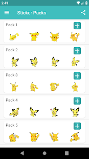 WAStickerApps - Pikachu Stickers for Whatsapp
