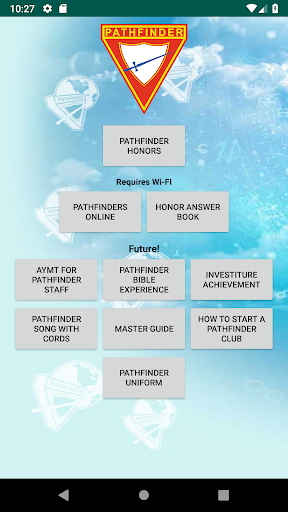 Android application BC Pathfinders screenshort