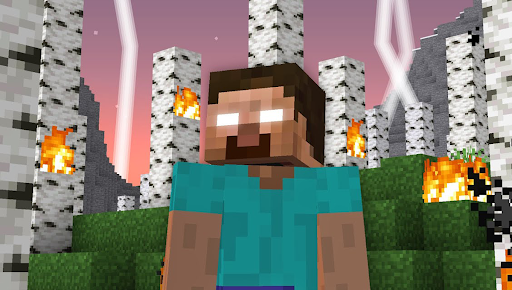 Herobrine Mod for Minecraft PE