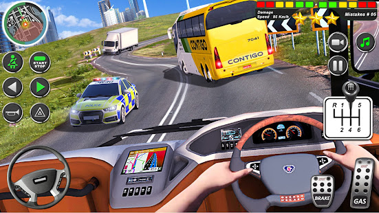 Bus Driving School : Bus Games 3.2 APK screenshots 10
