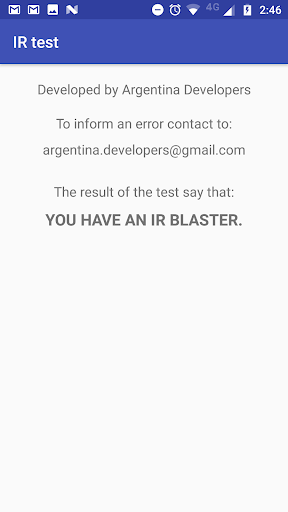 تطبيق IR Test برو2