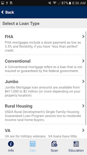 Screenshot of Capstone Home Loans