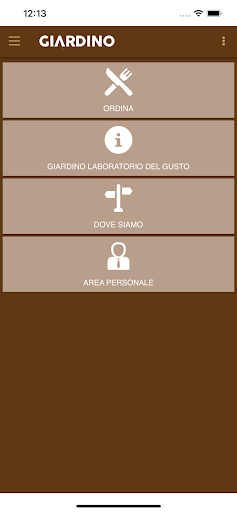 Android application Giardino Laboratorio del Gusto screenshort