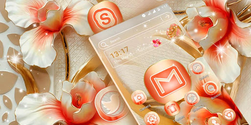 Rose Light Launcher Theme Screen 3