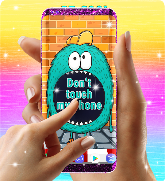 Don't touch my phone wallpaper Monitor Shots 6