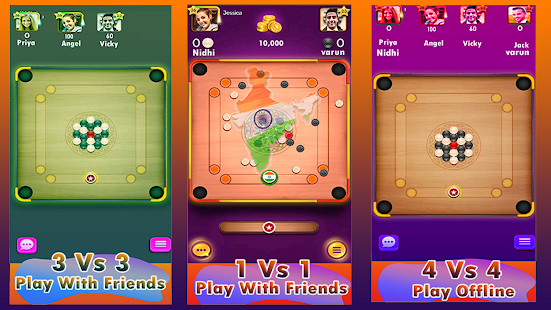 Carrom Board - 4 player game 1.3.6 APK screenshots 6