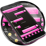 SMS Messages Gloss Pink icon