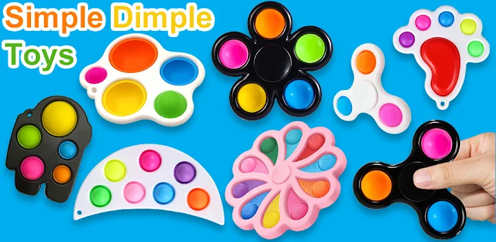 Simple Dimple Fidget Toys Pop