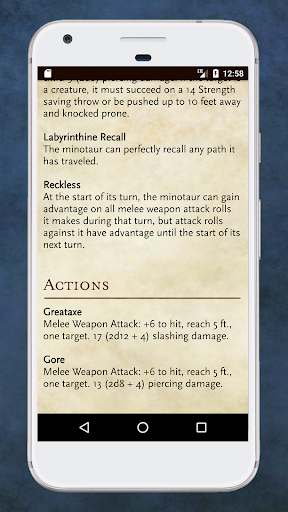 5e Bestiary Screen 3