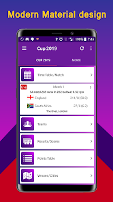 Cricket Cup 2020 Time Table Li 1.7 APK + Mod (Free purchase) for Android