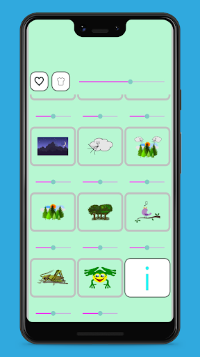 Звуки природы работает в фоне Screen 2