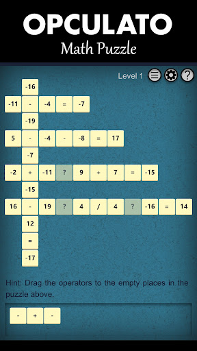 Android application OPCULATO - Math Puzzle screenshort