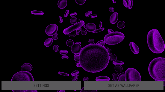 Blood Cells 3D Live Wallpaper Screenshot