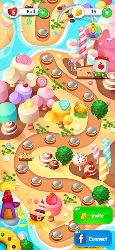Fruit Candy Shop Match 3 Game