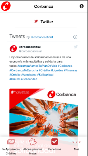 Android application Corbanca screenshort