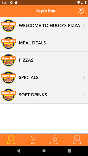 Hugos Pizza Screen 3