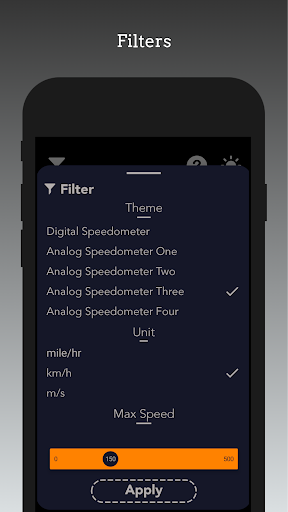 SpeedSy - GPS Based Speedomete Screen 3