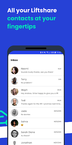 Liftshare Companion Screen 2