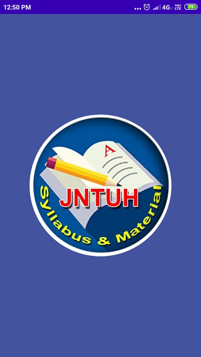 Android application JNTUH BTech Syllabus& Material screenshort
