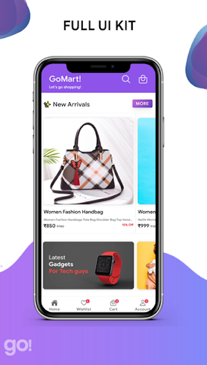 GoMart - eCommerce App UI Kit Screen 2