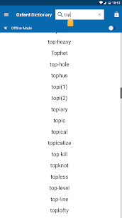 مختصر Oxford English Dictionary MOD APK (Premium Unlocked) 2