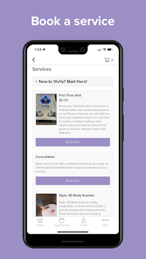Vyfy Wellness Club Screen 3