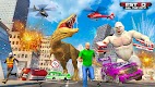 screenshot of Angry Dinosaur City Rampage