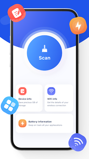 Android application Crystal Cleaner screenshort