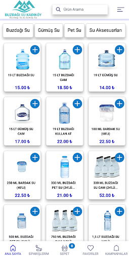 Android application Buzdağı Su Kadıköy screenshort