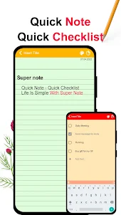 Easy notepad, noteit, notes