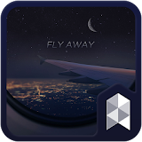 A night flight Launcher theme icon