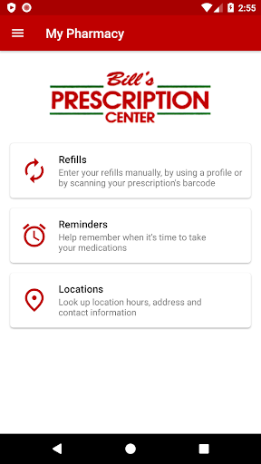 Bills Prescription Center Screenshot 1 - AppWisp.com