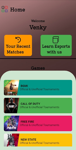 Android application Play Along screenshort