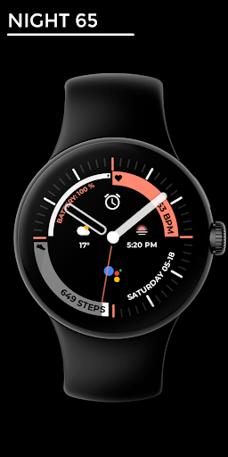 Night 65 - watch face screenshot 6