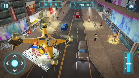 Pizza Delivery Drone Game