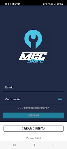 Android application MecStore-Mecanico screenshort