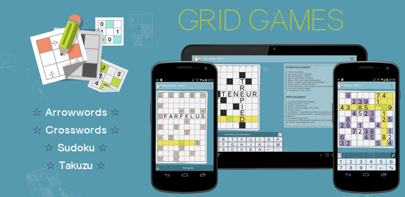 Grid games (crossword & sudoku