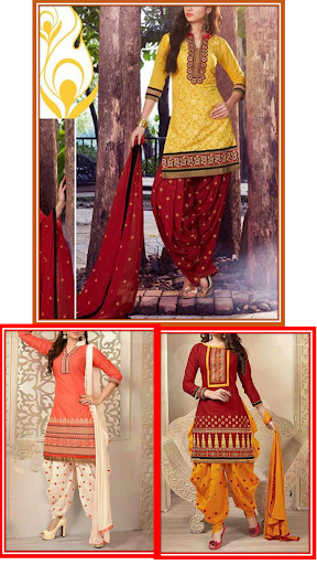 Fancy Patiala Dress Designs