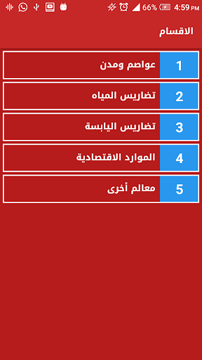 مسابقة جغرافية الوطن العربي Screen 2