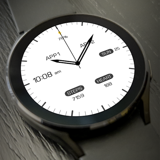 Key068 Analog Watch Face Screen 2