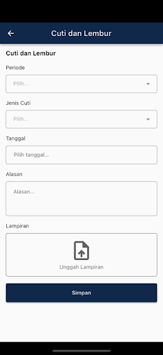 Mitra Prodin HRIS Self Service Screen 3