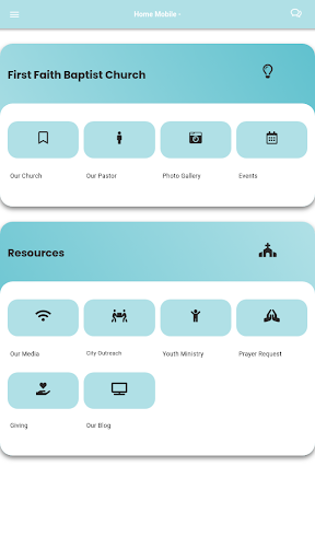 Android application First Faith Baptist Church screenshort
