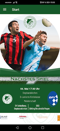 SV Schloßberg Jugendfußball Screen 2