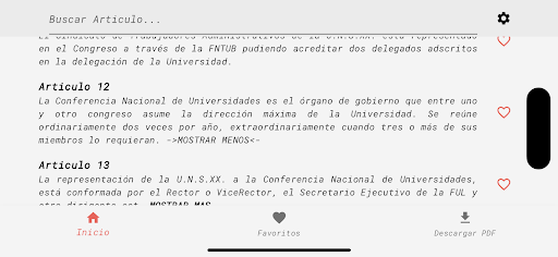 Estatuto Orgánico UNSXX screenshot 9