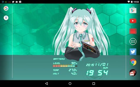 初音ミク 2dアニメ Live壁紙 Google Play のアプリ