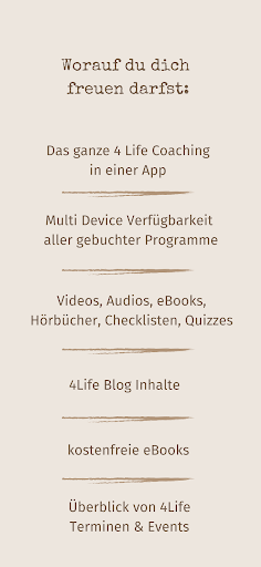 4Life Coaching Screen 3