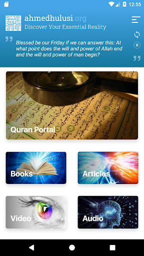 Android application Ahmed Hulusi screenshort