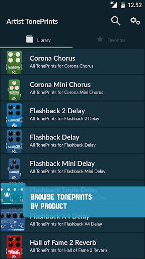 Android application TonePrint screenshort