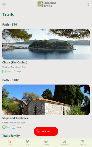 Skiathos Trails Screen 3